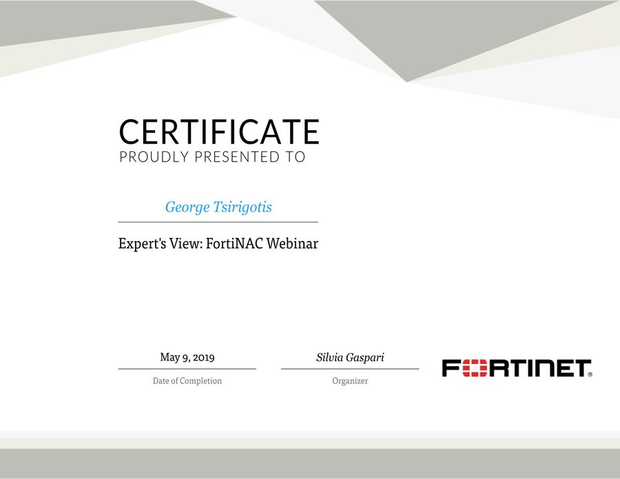 Network access control certificate preview